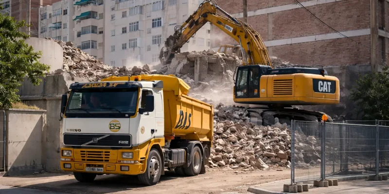 Proyecto de demolición edificio 5 plantas Jiménez de la Espada