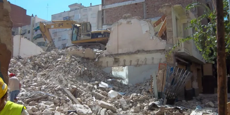 Proyecto de demolición edificio 5 plantas Jiménez de la Espada