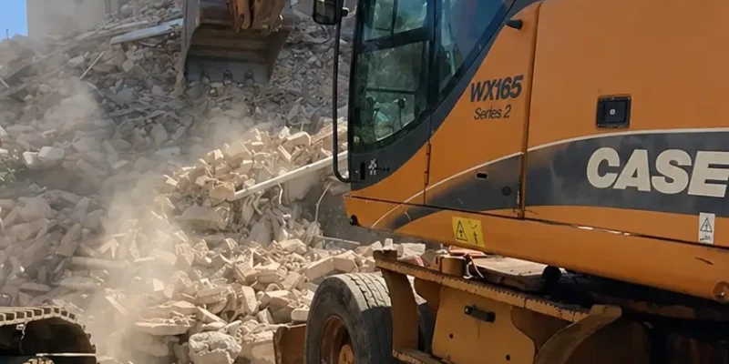 Proyecto de demolición edificio 5 plantas Cala Flores